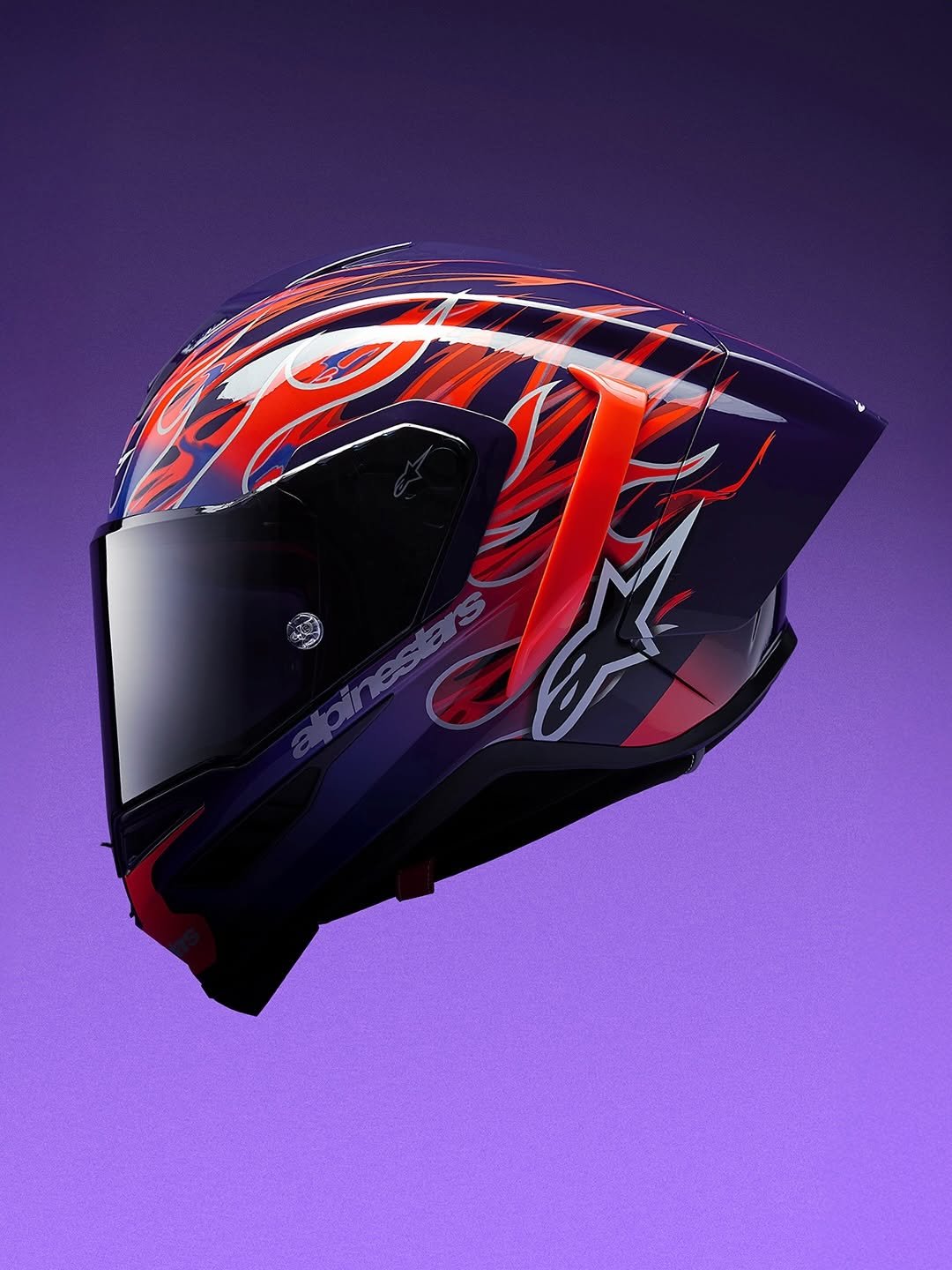 Photo shared by Alpinestars on January 02, 2026 tagging @89jorgemartin. May be an image of racing vehicles, motorcycle, helmet and text.