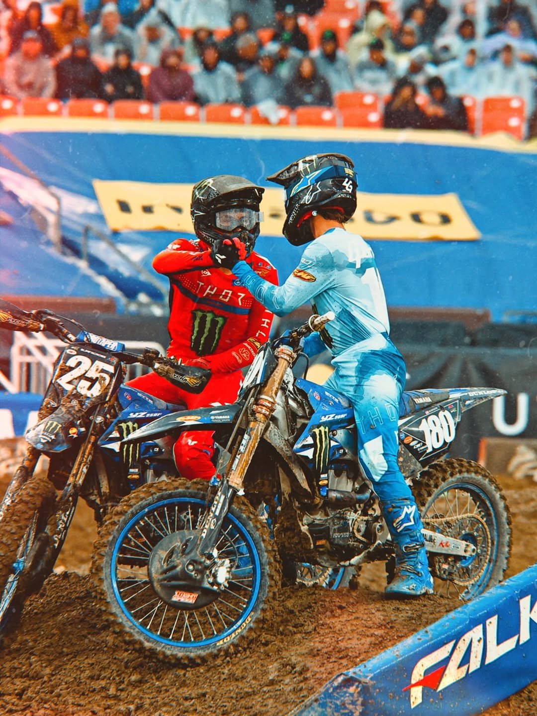 Photo shared by Alpinestars MX and Off-Road on April 19, 2026 tagging @natethrasher25, @starracingyamaha, and @landengordon18. May be an image of racing vehicles, dirt bike and text.