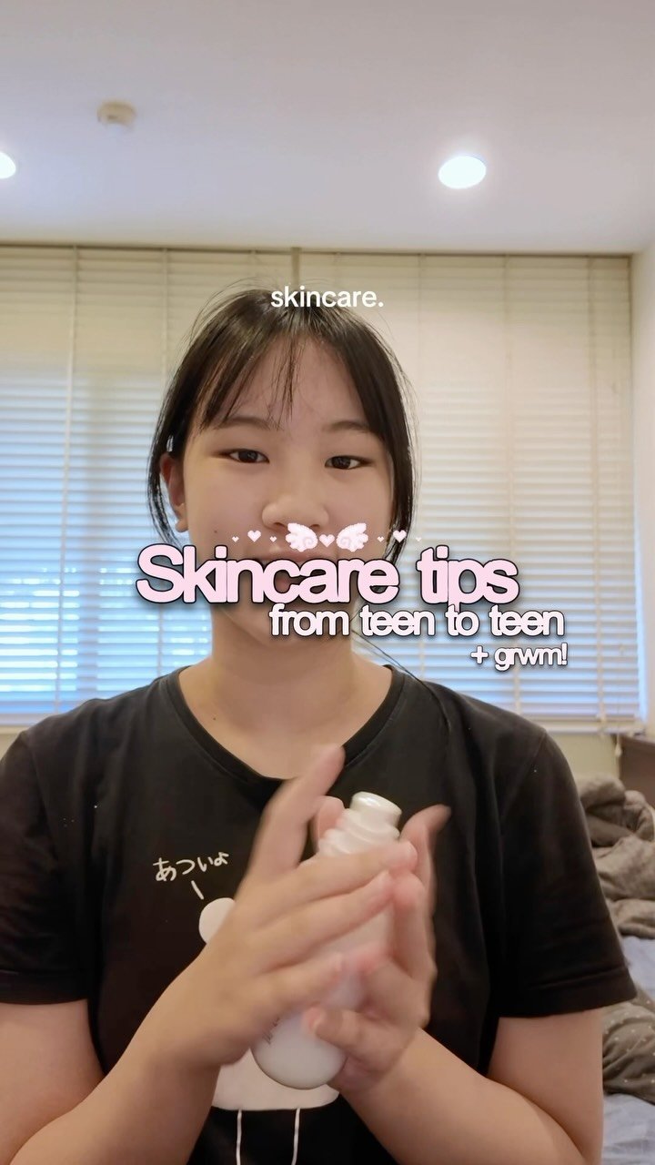 aluvlyna 게시물 이미지: Skincare tips for tweens and teens! 🫧 (no...