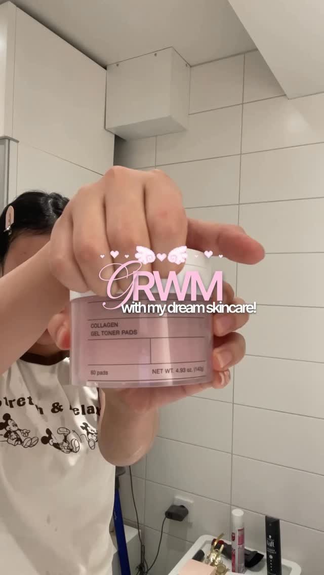 aluvlyna 게시물 이미지: GRWM with my dream skincare!! 🎀🫧

Products...