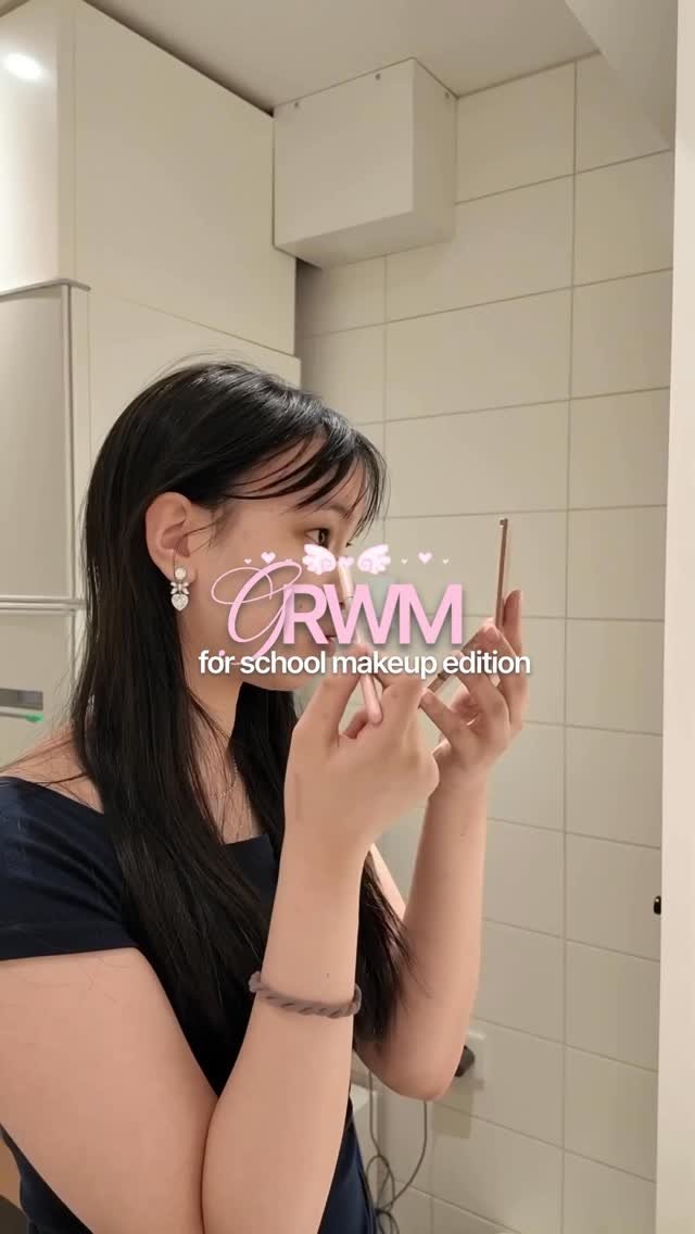 aluvlyna 게시물 이미지: GRWM for school, makeup...