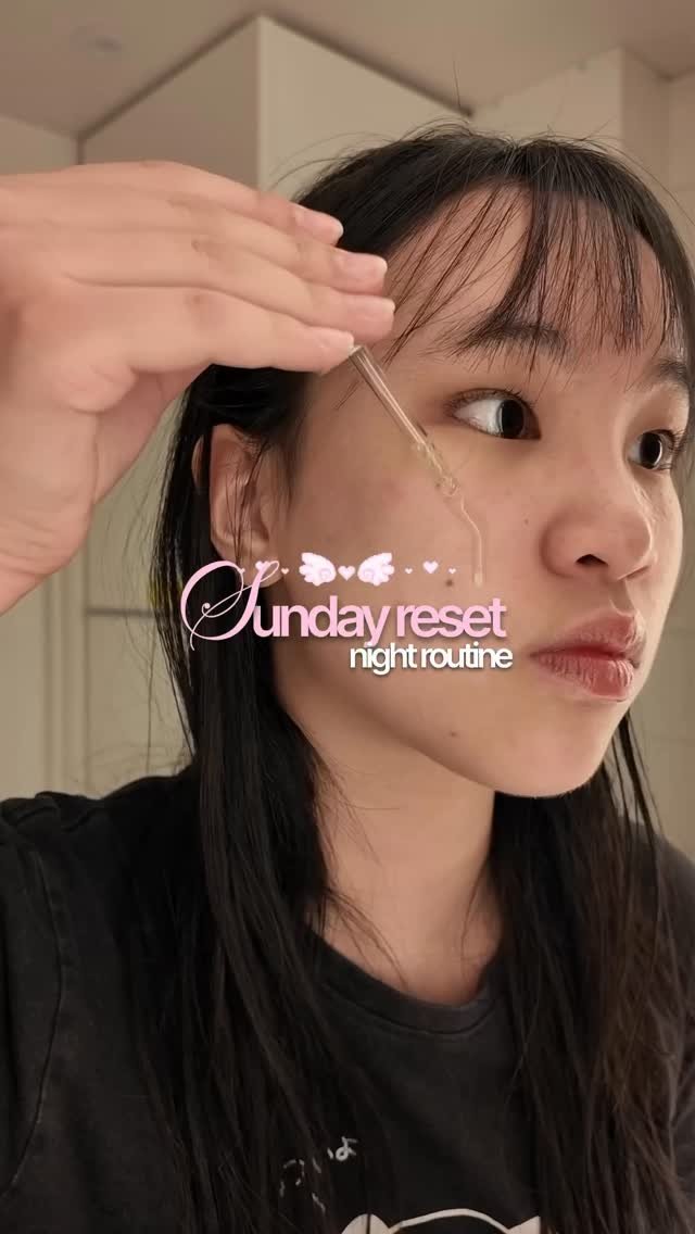 aluvlyna 게시물 이미지: Sunday reset night 🎀 

Cleansing duo, serum:...