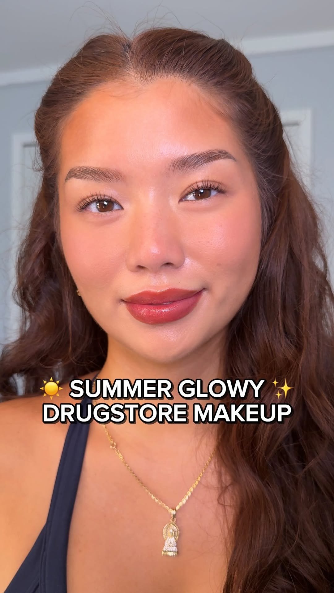 alxandra 게시물 이미지: SUMMER GLOWY DRUGSTORE MAKEUP ☀️✨ hot girl...