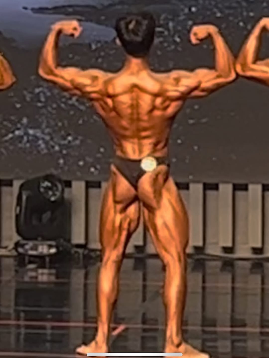 Photo by 알약크루 on September 13, 2025. May be an image of one or more people, biceps, people bodybuilding and text.