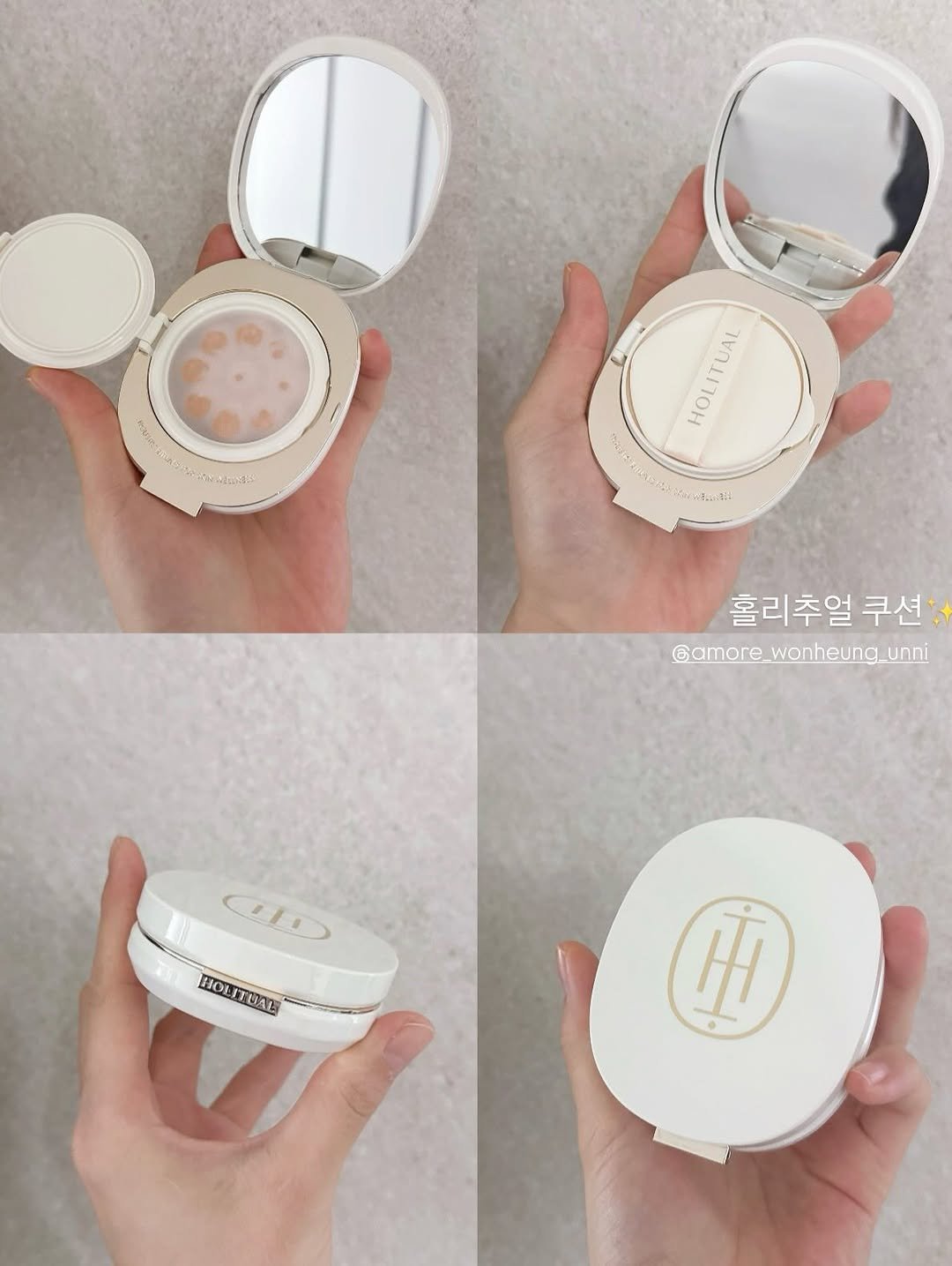 Photo by 소개와 재구매가 많은곳 ♥️아모레퍼시픽 원흥언니♥️ on December 21, 2025. May be an image of text that says 'poeHи MAD HOLITUAL 훌리추얼 쿠션: Camore @amore_wonheung_unni CDD （/1 HONITUAL HONTUAN TUAL HI'.