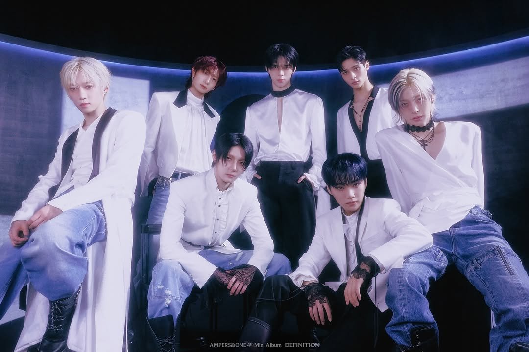 Photo by 앰퍼샌드원 (AMPERS&ONE) on March 30, 2026. May be an image of one or more people, bangs and text.