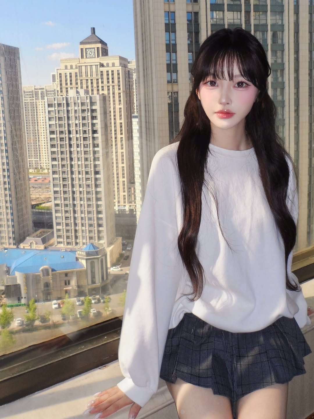 anda.channel 게시물 이미지: 반묶음 같지만 사실 양갈래야 👧🏻