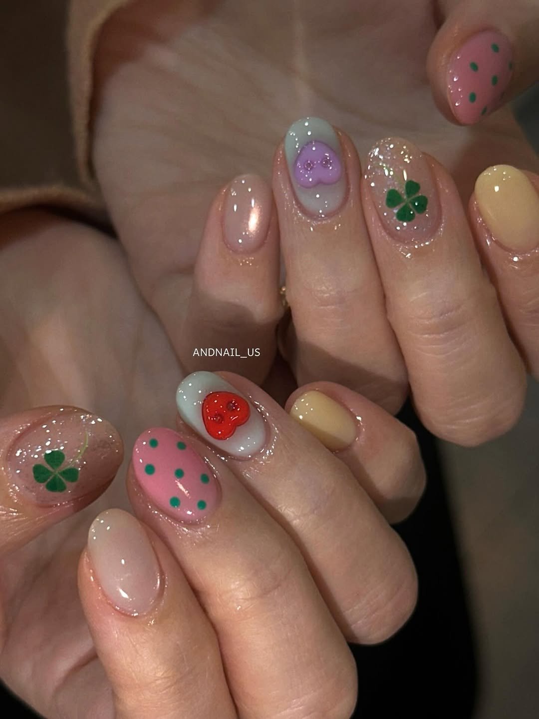 Photo by ෆ 앤드네일 ෆ 광명네일 광명사거리네일 광명동네일 철산네일 개봉네일 on March 04, 2026. May be an image of one or more people, fingernails and text.