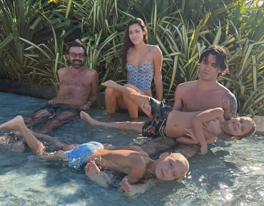 Photo by Andrea Pirlo Official on January 05, 2026. May be an image of child, swimming, pool and text.