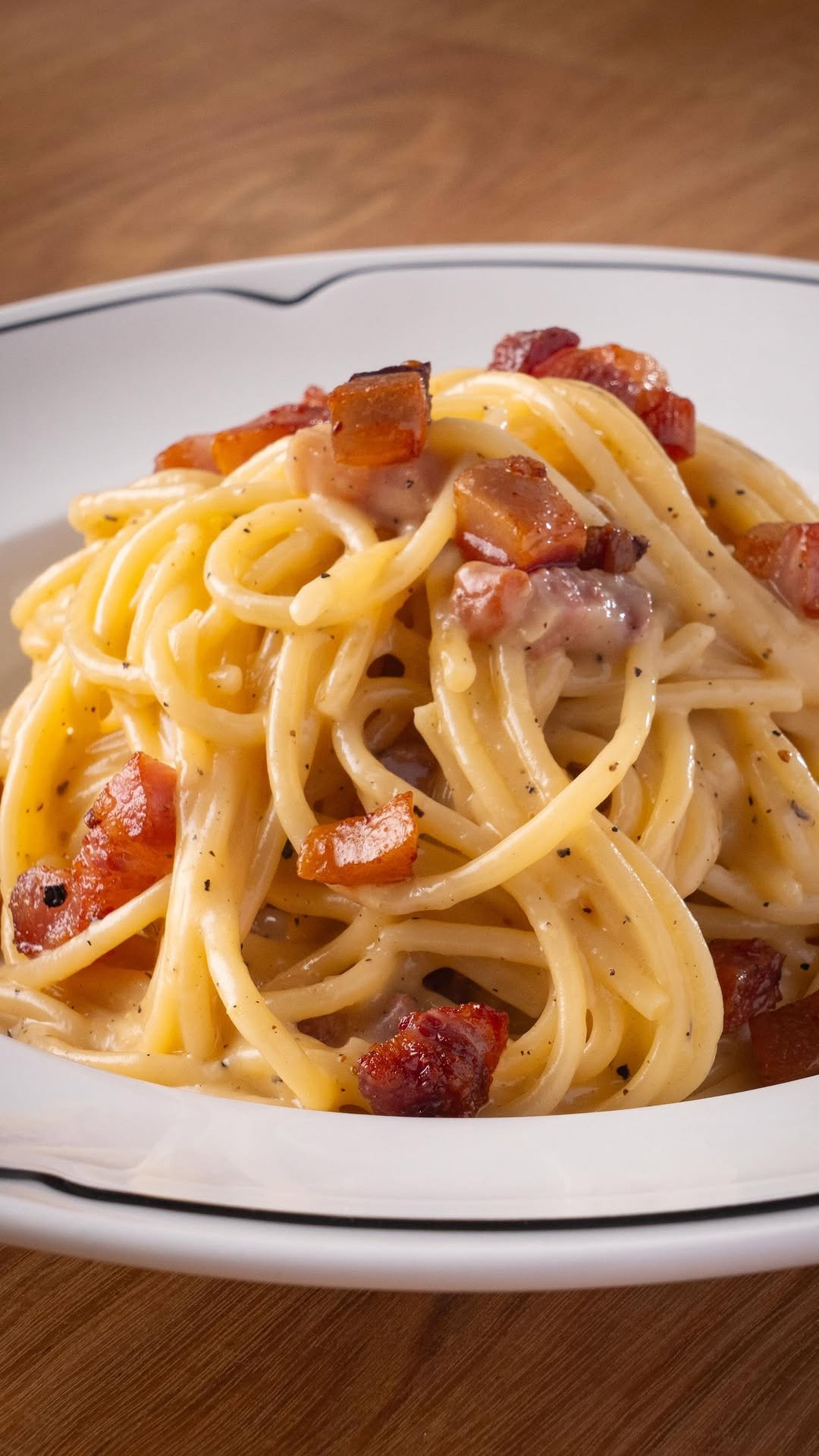 andyhearnden 게시물 이미지: Carbonara for babe today. 

Ingredients
200g...