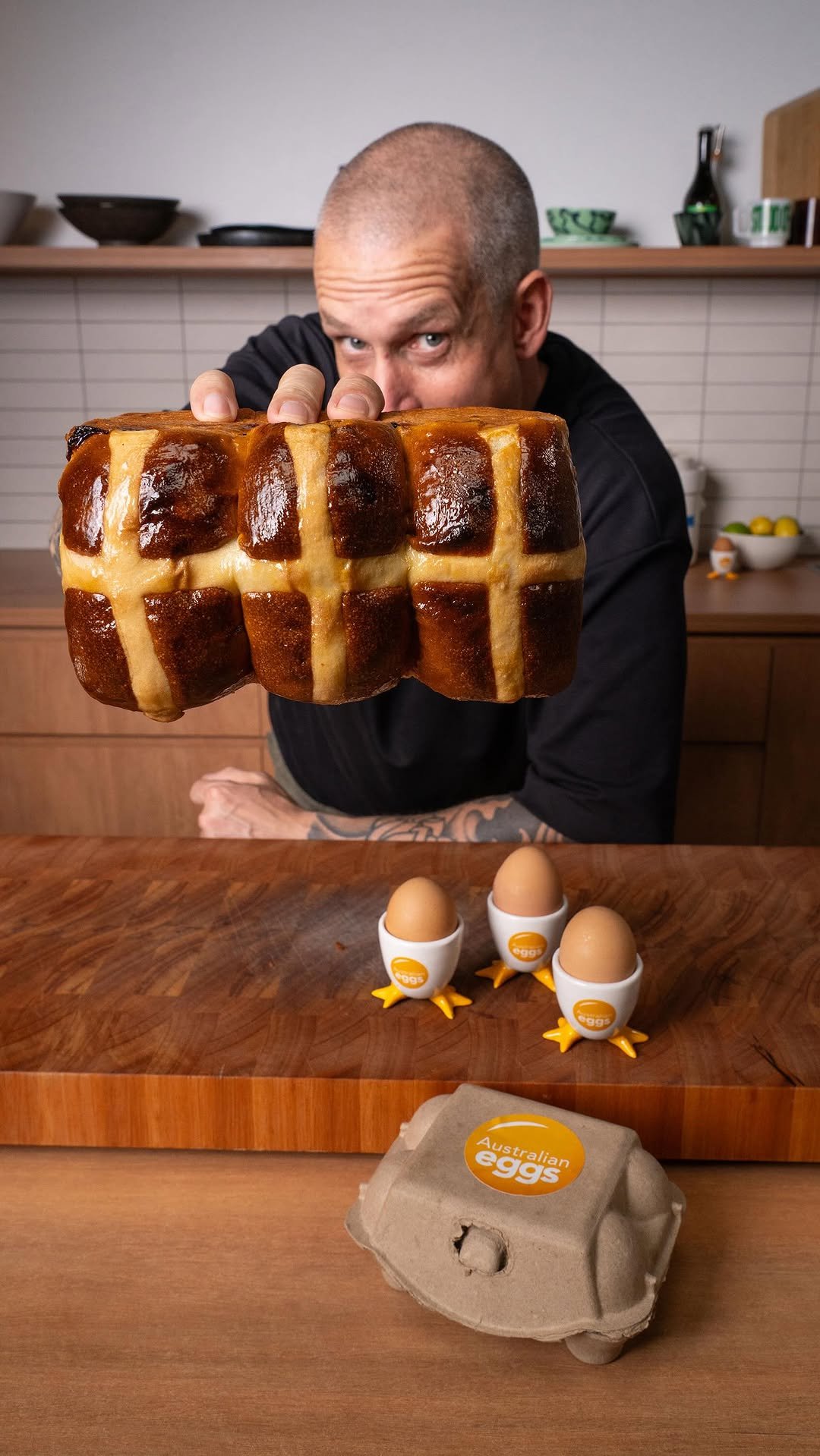 andyhearnden 게시물 이미지: Hot Cross Shokupan... do you prefer sweet or...