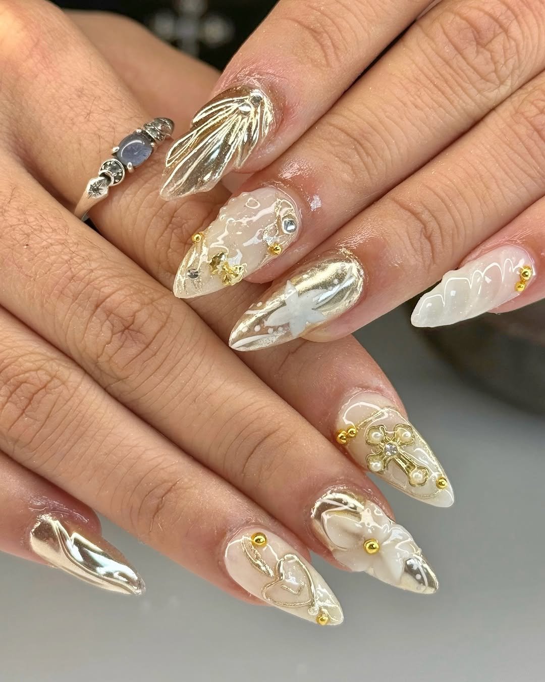 Photo shared by ♡‧₊˚ angels touch‧₊˚ ♡ - winnipeg nail artist on February 25, 2026 tagging @juliannambg. May be an image of one or more people, fingernails and text.