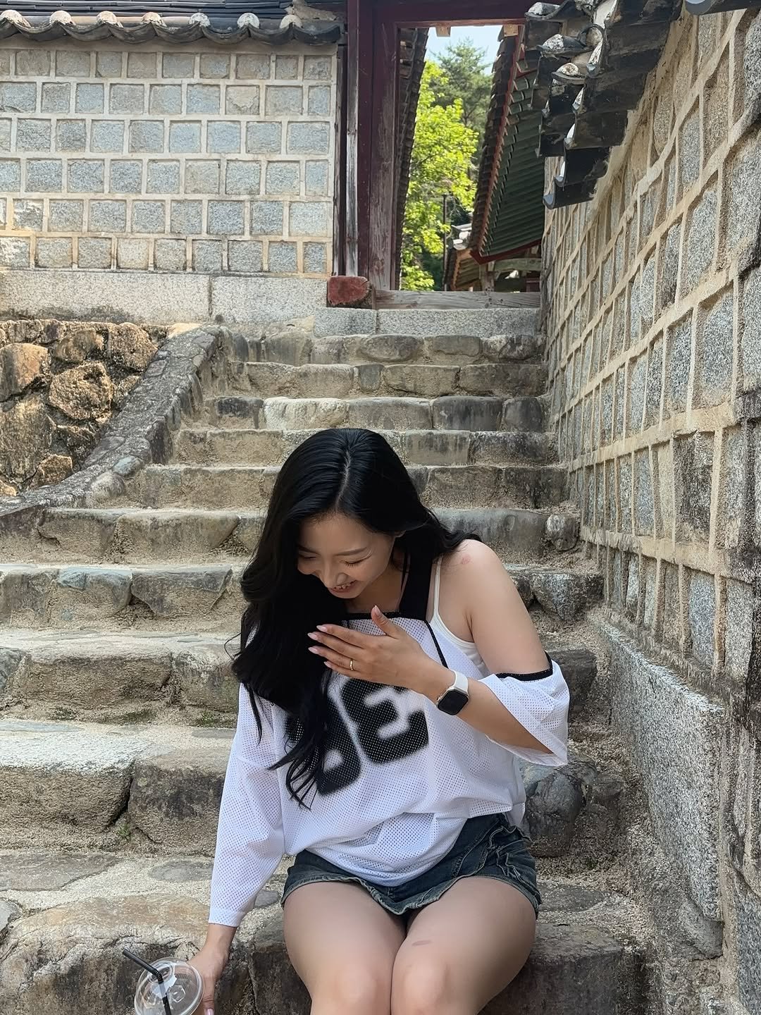 Photo shared by Anu Ujin on June 17, 2025 tagging @chrisbg, @khaliunkhaa, @andong_city_tour, @seoul.southkorea, @korea.undiscovered, @southkorea.explores, @sixpackpiggy, @adco_official_, @kctp_andong, and @andong_cvb. May be an image of the Great Wall of China, Gyeongbokgung Palace and text.