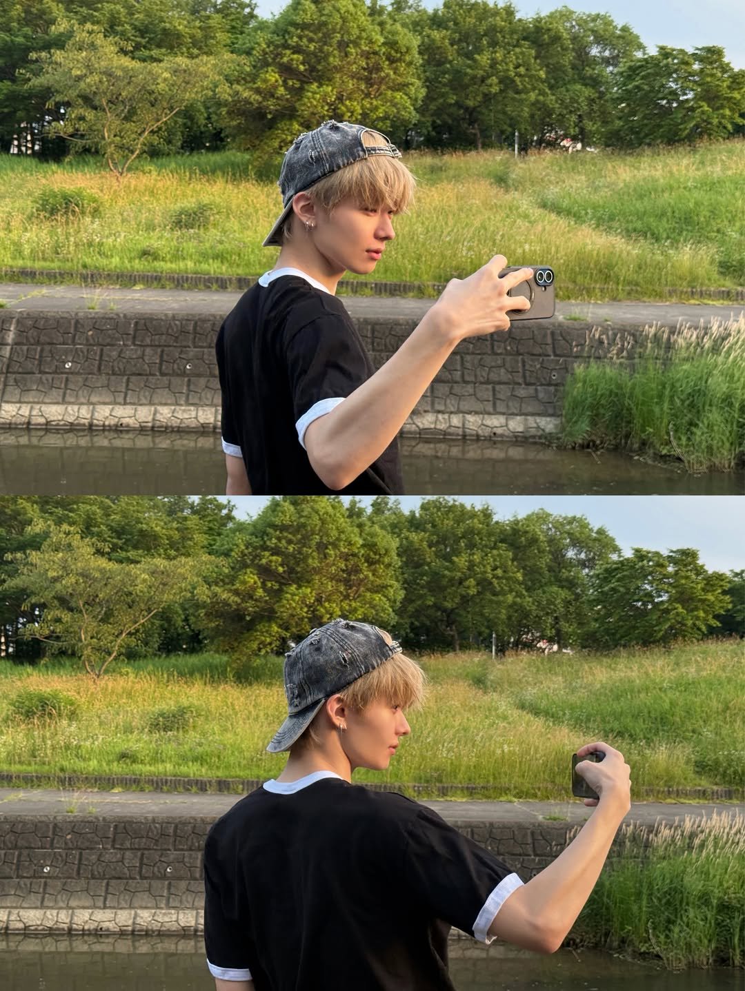 aoen.official 게시물 이미지: 🫰🏼🌄📽️🍃🍃

大好きな自然に囲まれて幸。

#aoen #アオエン
#京助 #KYOSUKE