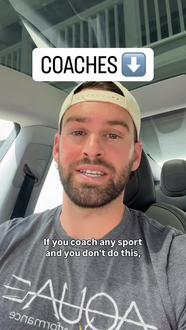 aquastrengthperformance 게시물 이미지: Coaches, if you’ve ever thought “they just...