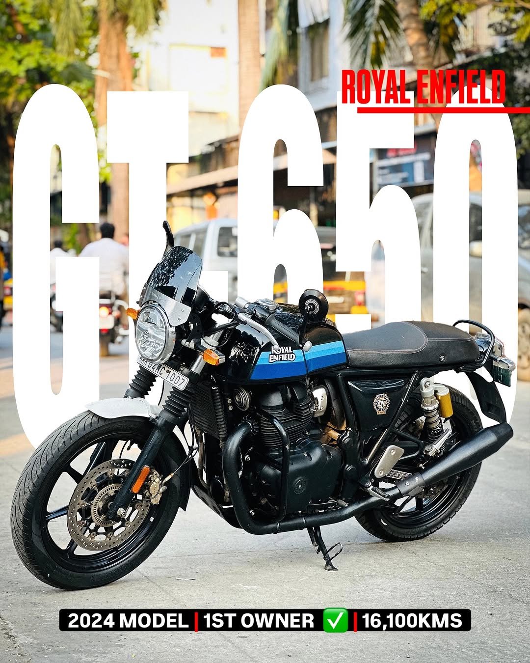 Photo by Arauto on November 16, 2025. May be an image of racing vehicles, motorcycle and text that says 'ROYAŁ ENFIELD OYAL ENFIELD .0०71 l 2024 MODEL 1ST OWNER 16,100KMS'.