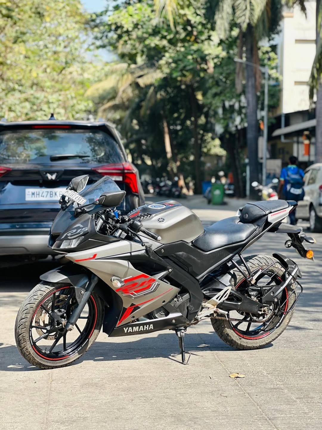 Photo by Arauto on December 23, 2025. May be an image of motorcycle, scooter and text that says 'M47BK 쥬주 YAMAHA'.