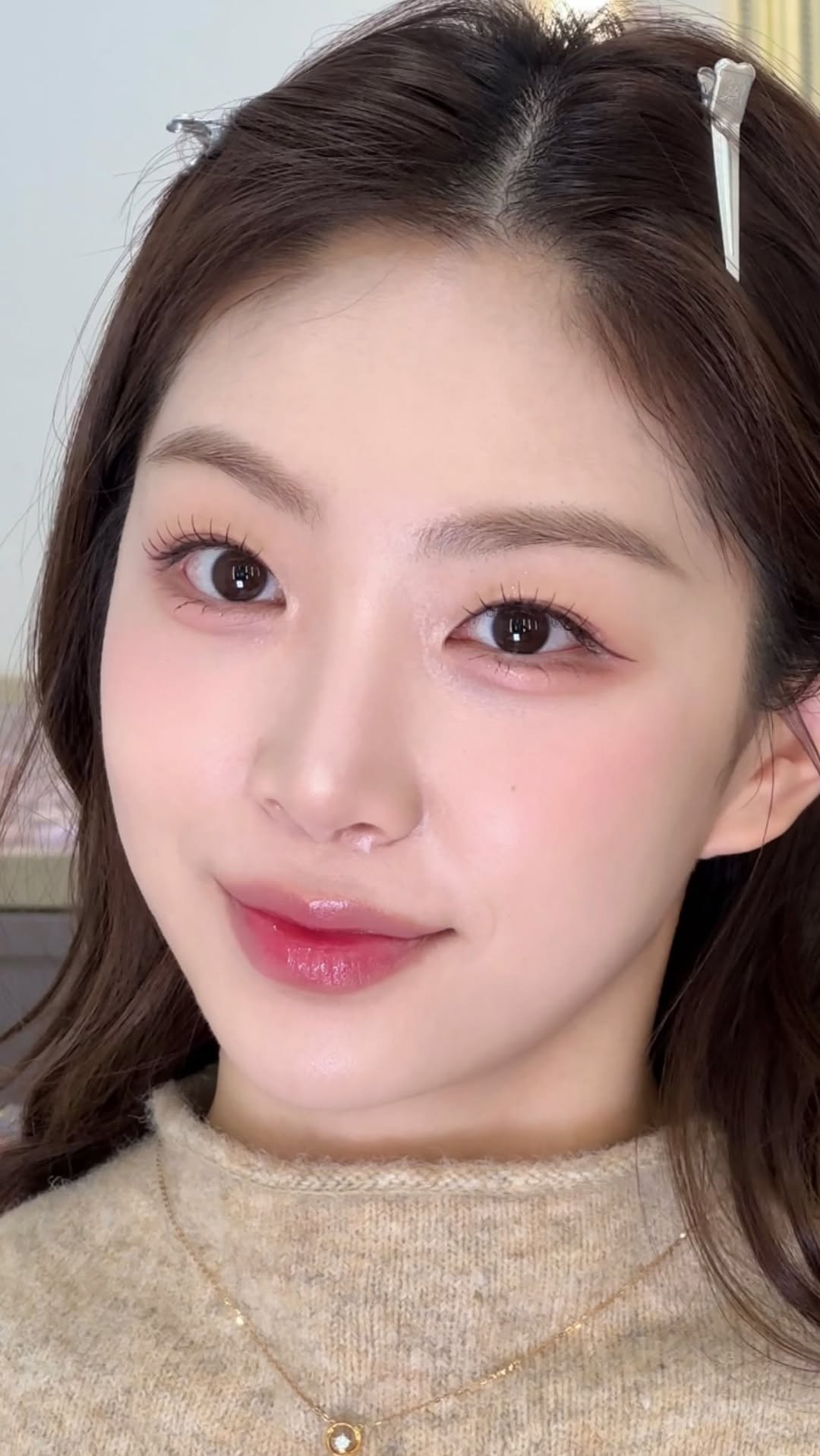 ari_mi1222 게시물 이미지: 요즘 완전 봄날씨🌸
핑크에 모브한방울...