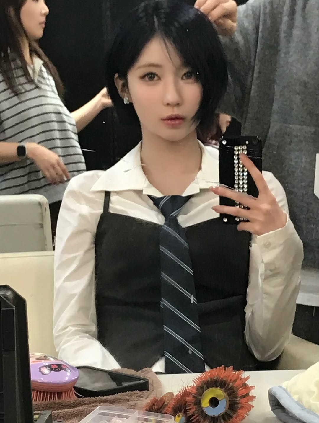 Photo shared by BABYMONSTER ASA (아사) FANPAGE on February 15, 2026 tagging @babymonster_ygofficial, and @babymonster_ygs. May be an image of one or more people, hair and text.