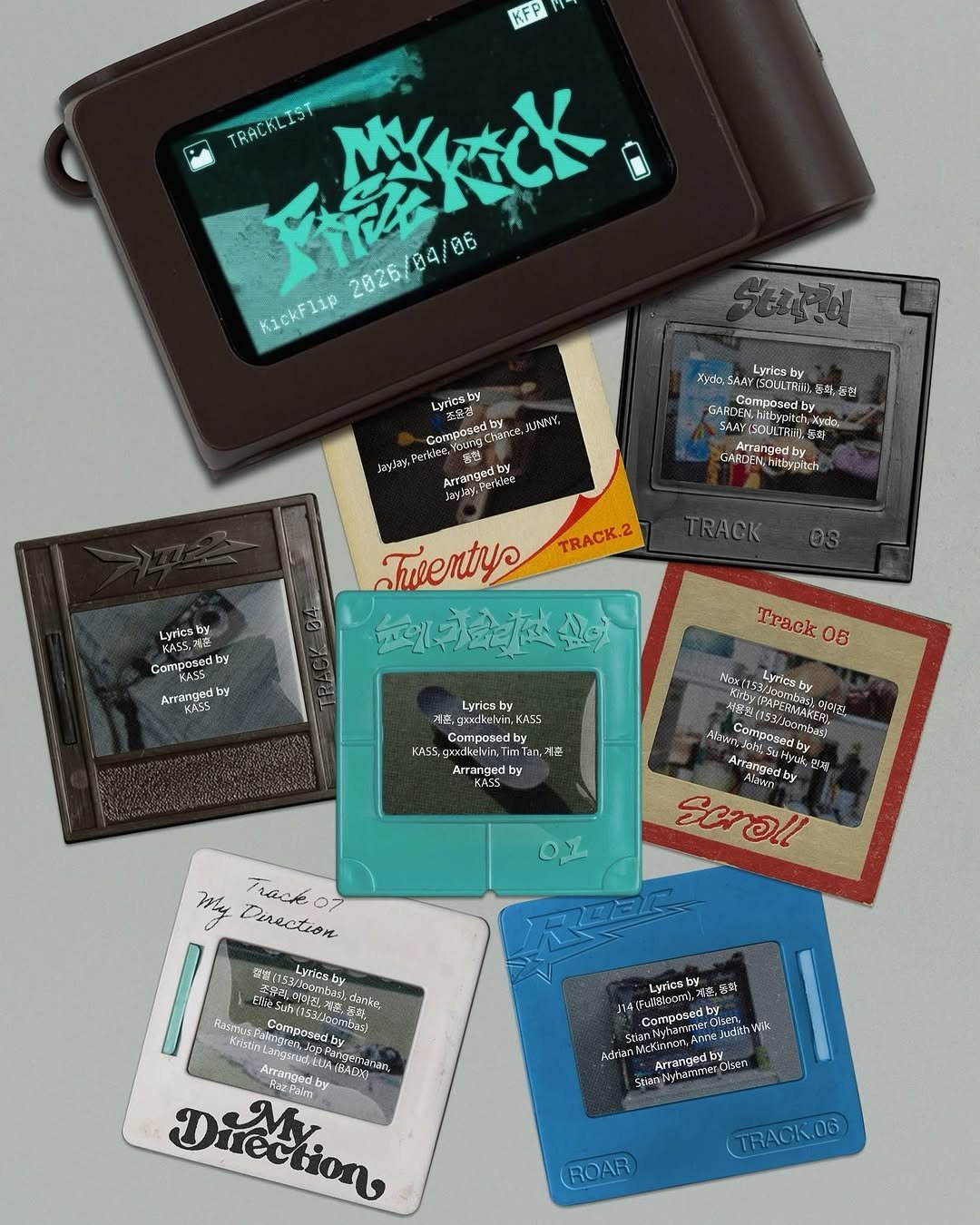 Photo by J.Y. Park on March 18, 2026. May be an image of video games, tablet, portable cassette player, videogame controller and text.