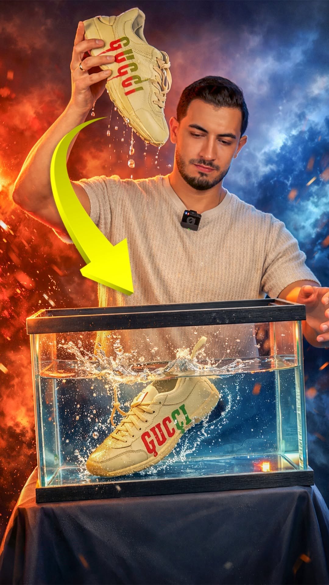 asitmen 게시물 이미지: GUCCI AYAKKABIMDA DENEDİM !! 💰😱 (Su Geçirmez...