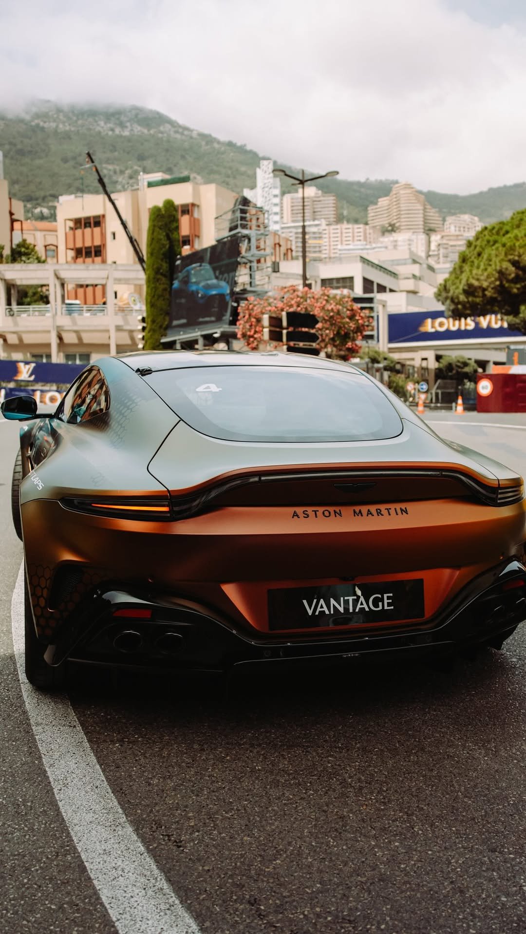 astonmartin 게시물 이미지: The Aston Martin Vantage takes to the streets...