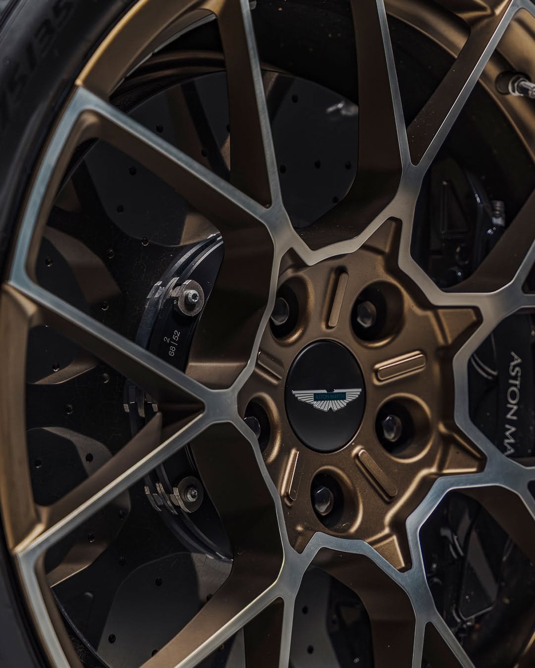 Photo by Aston Martin on February 19, 2026. May be an image of wheel and text.