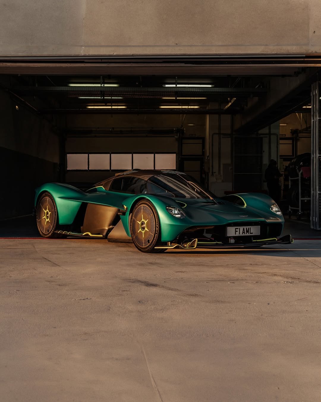 Photo by Aston Martin on January 04, 2026. May be an image of race car, wheel, roadster and text.