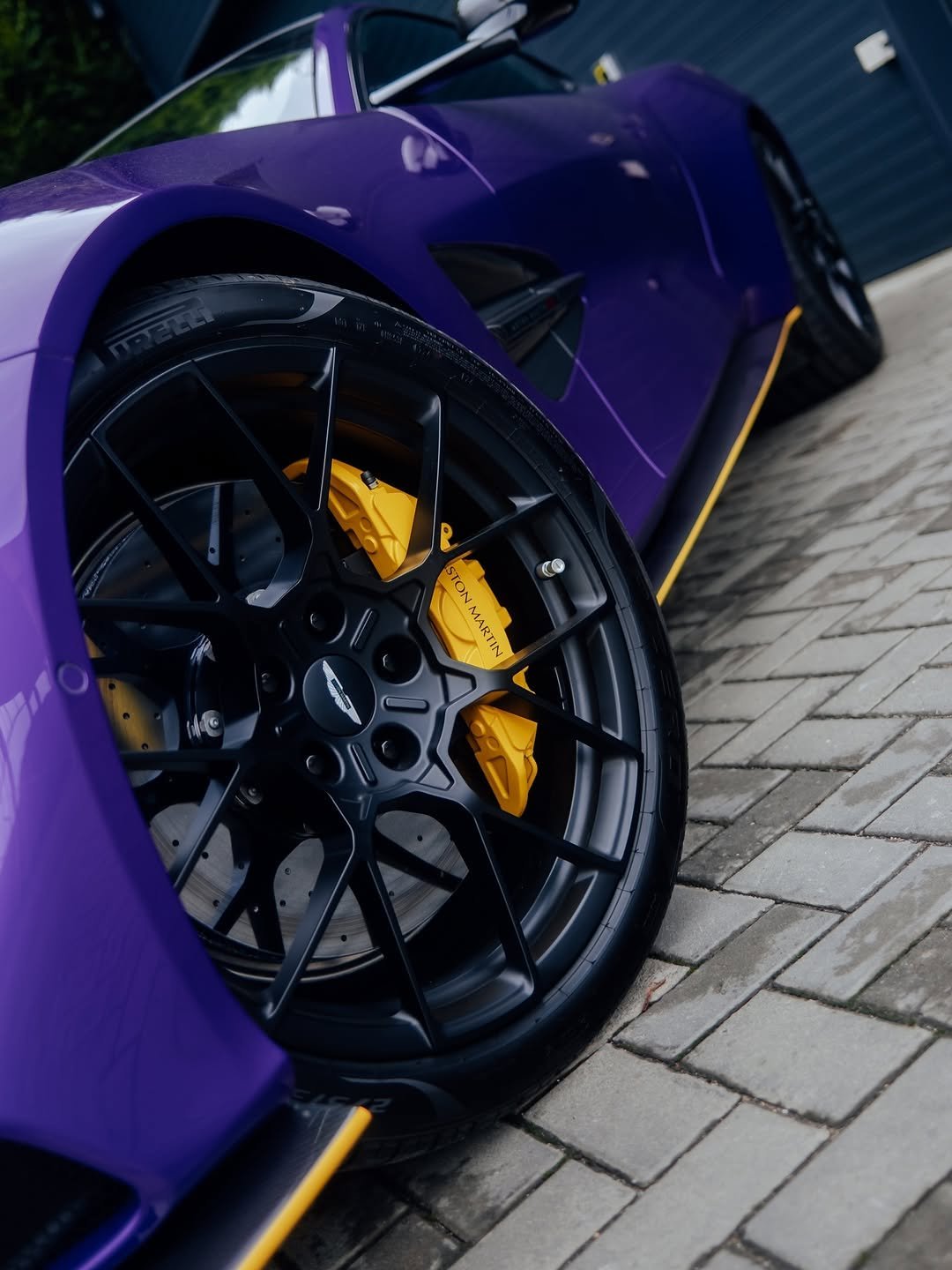 Photo by Aston Martin on April 23, 2026. May be an image of race car, roadster, wheel and text.