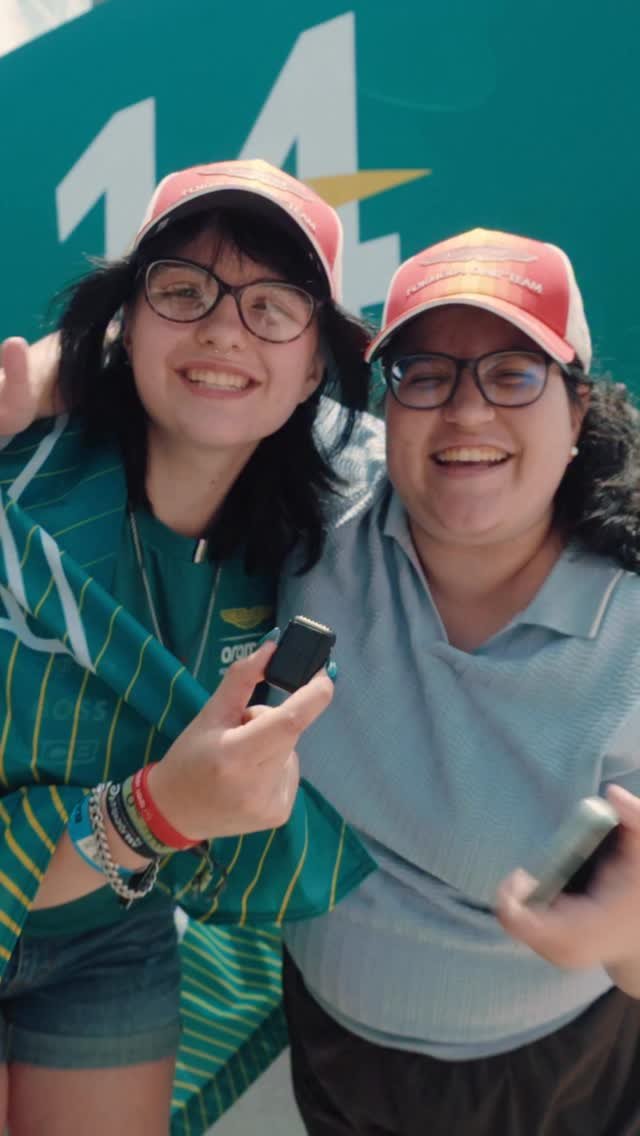 astonmartinf1 게시물 이미지: Feeling your support at the Fan Village.💚

#BarcelonaGP