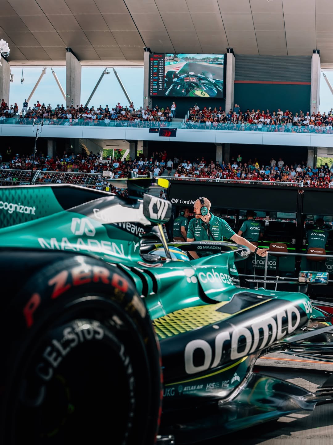 astonmartinf1 게시물 이미지: Taking a step forward in Hungary. The work...
