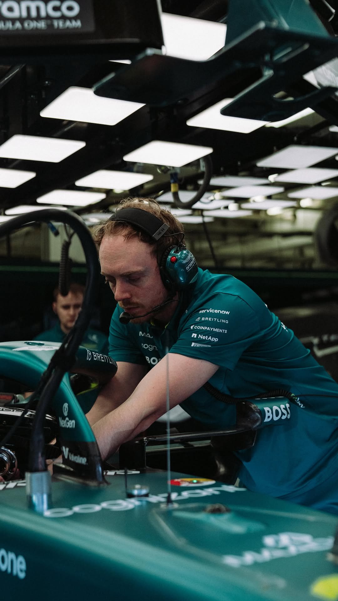 astonmartinf1 게시물 이미지: Unwavering focus. 

#F1Testing #AMR26