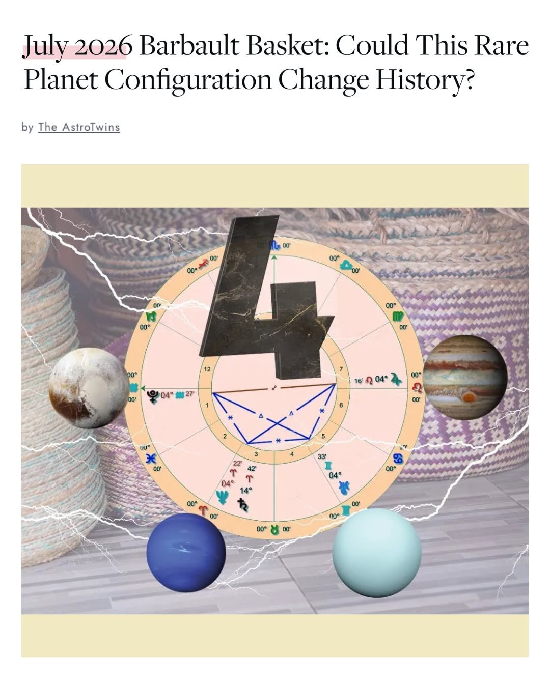 astrotwins 게시물 이미지: Uranus-Pluto trine #1 of 2⁠
Power meets...