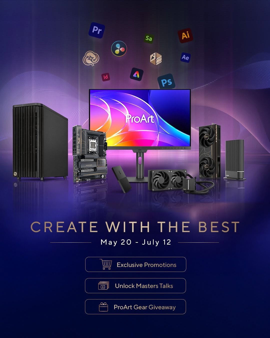 asus 게시물 이미지: ​Ready to #CreateWithTheBest ? 🎨​⁣
⁣
Join the...