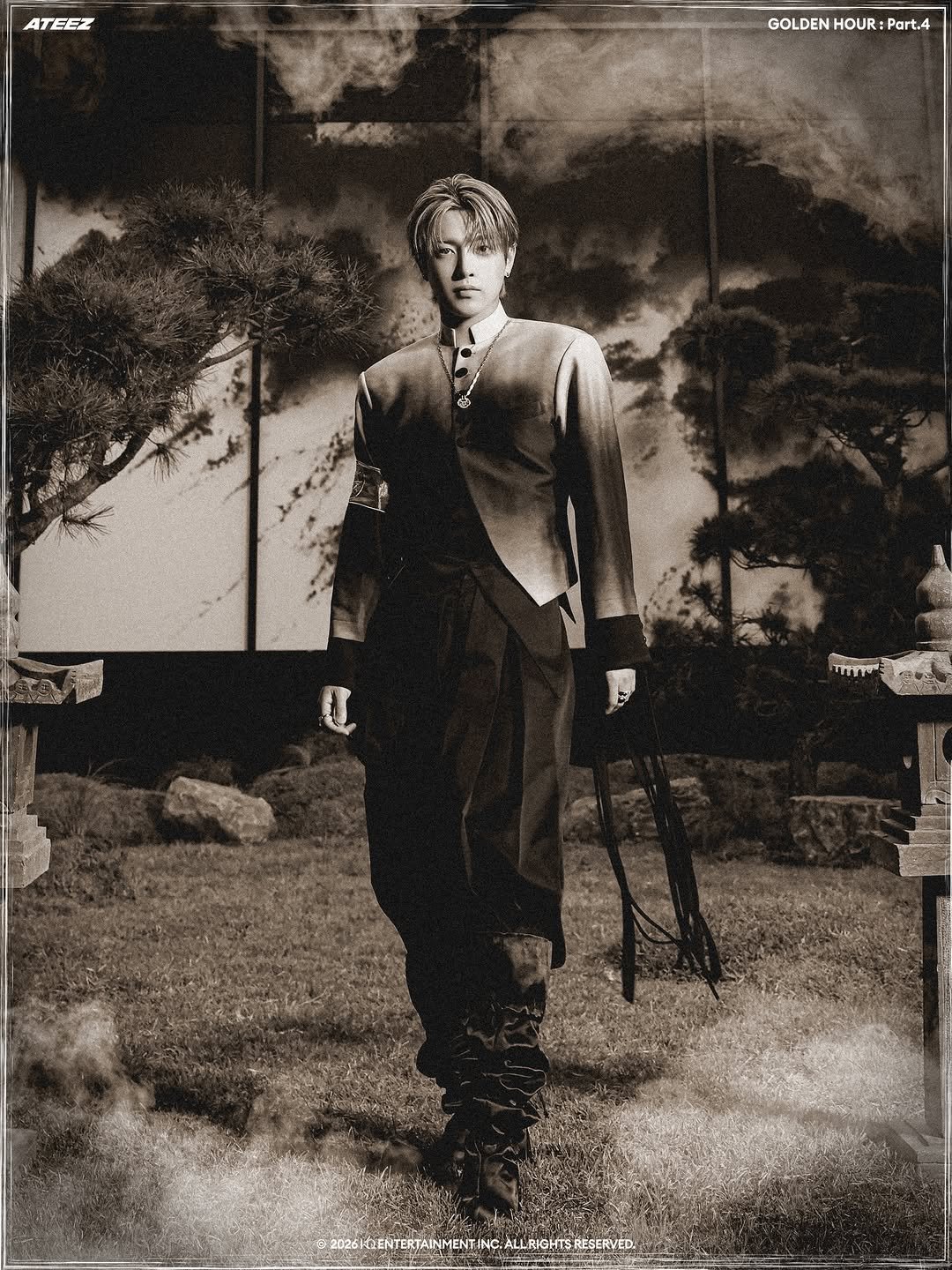 Photo shared by ATEEZ(에이티즈) on January 13, 2026 tagging @no1likeme8_8. May be an image of poster and text.