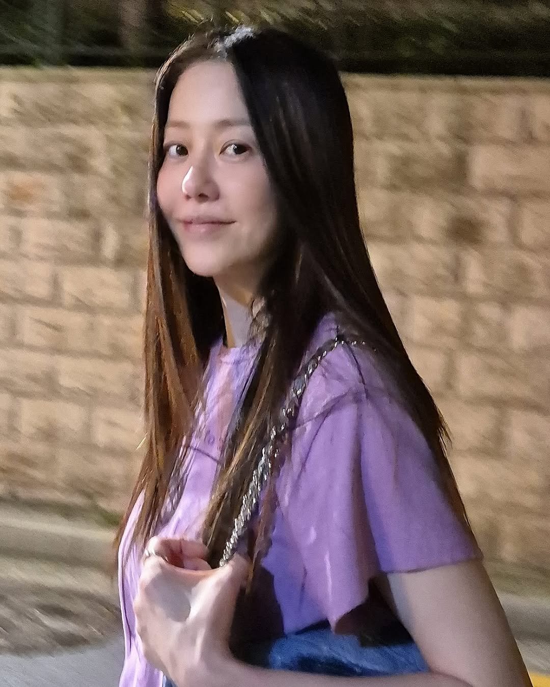 Photo by 고현정 on July 28, 2025. May be an image of one or more people, hair, top and text.