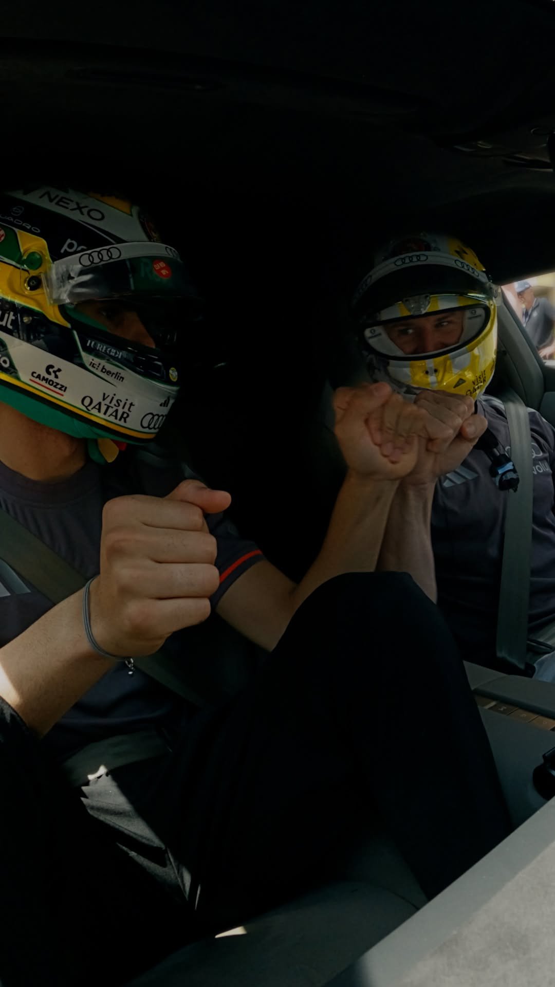 audi 게시물 이미지: Watch what happens when F1® drivers meet a...