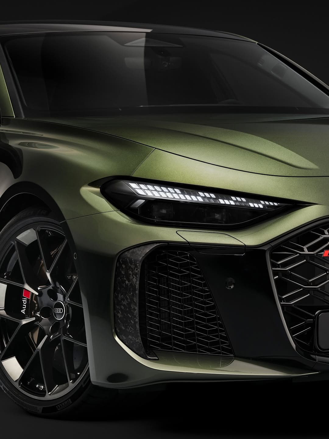 Photo by Audi Sport on April 15, 2026. May be an image of sedan, wheel and text.