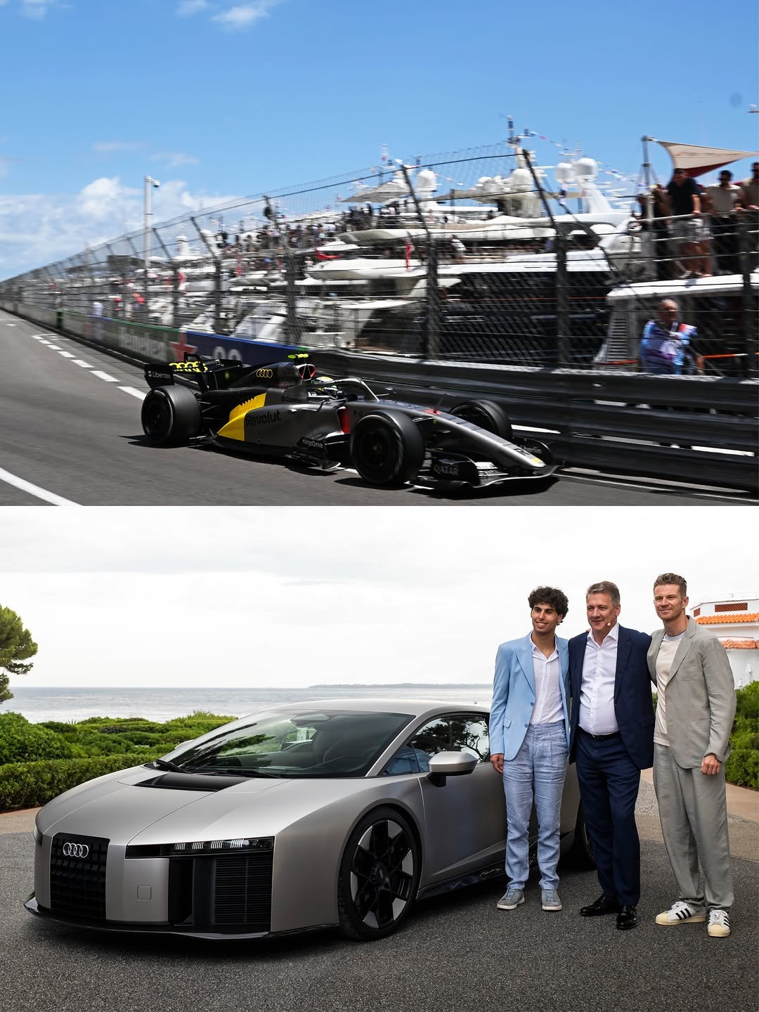 audisport 게시물 이미지: Postcard from Monaco 🇲🇨
 
💛 Yellow is the new...