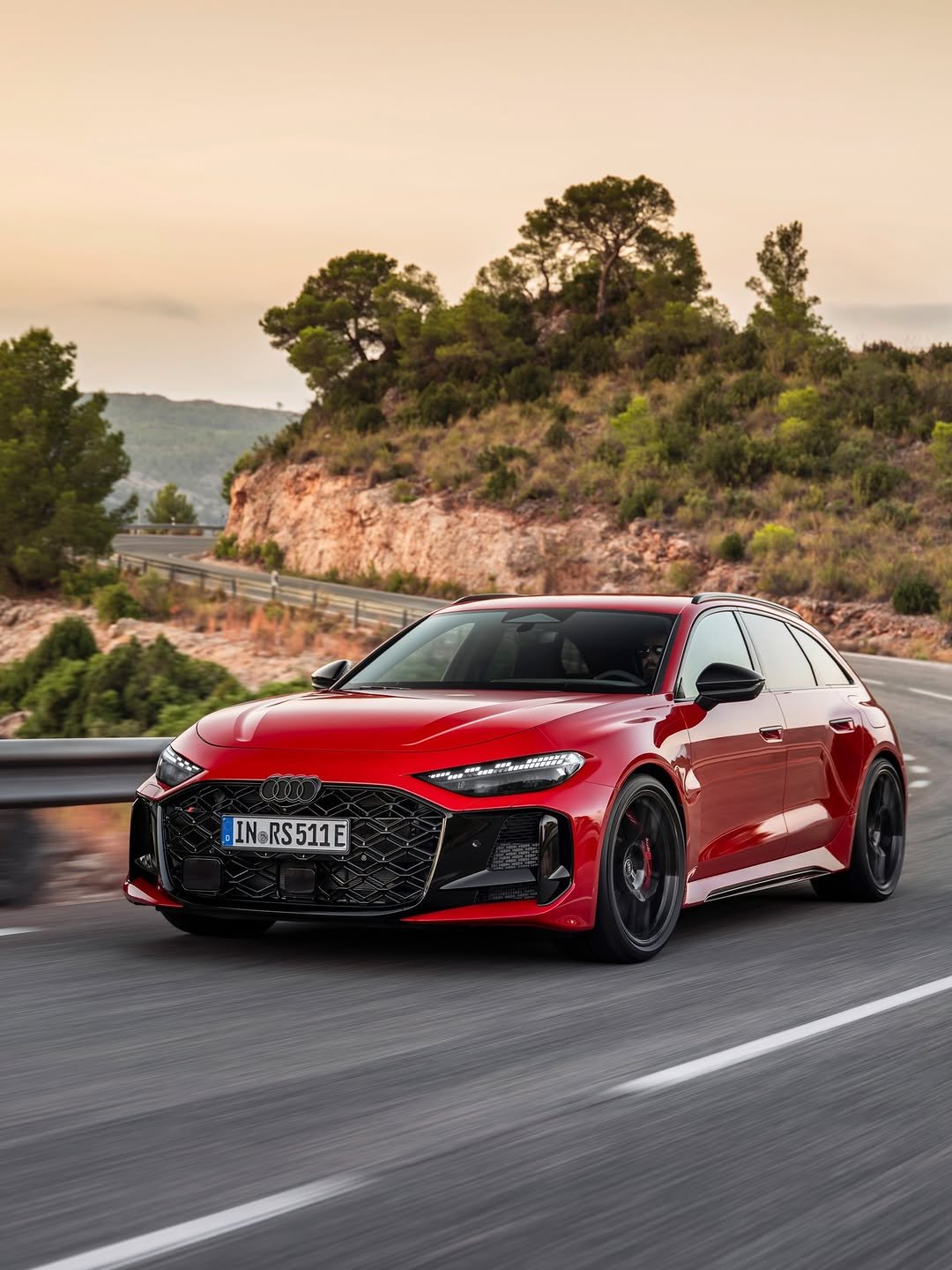 Photo by Audi Sport on February 23, 2026. May be an image of sedan, wheel, road and text.