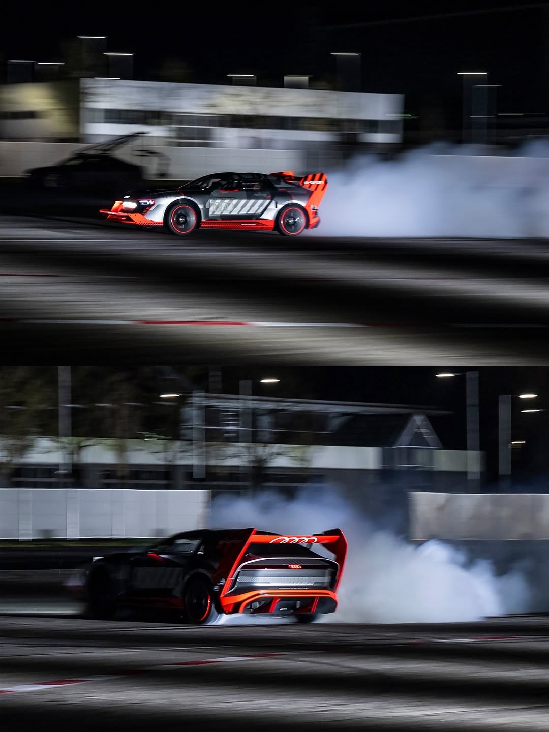 Photo shared by Audi Sport on November 24, 2025 tagging @allanmcnish, @dindocap, and @auditradition. May be an image of race car and text.