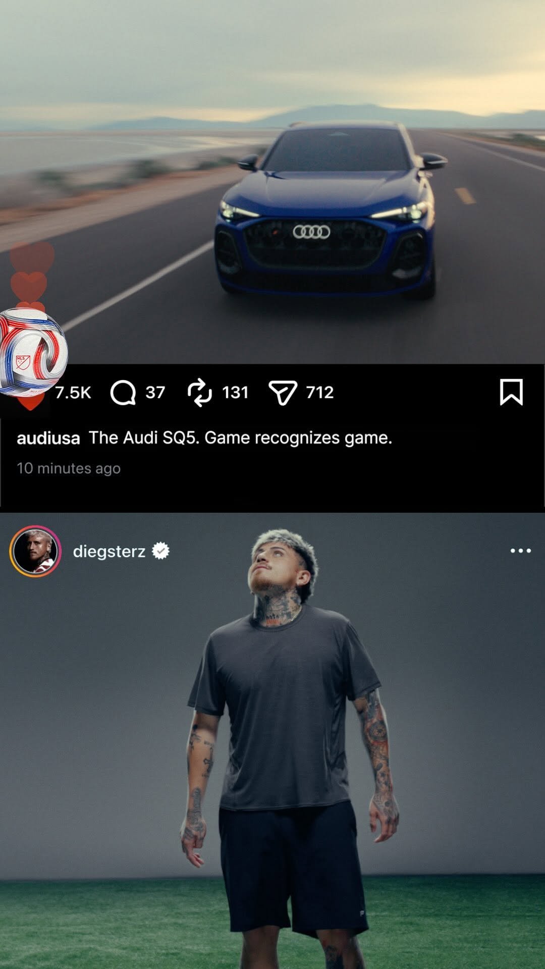 audiusa 게시물 이미지: That’s one way to hit like.