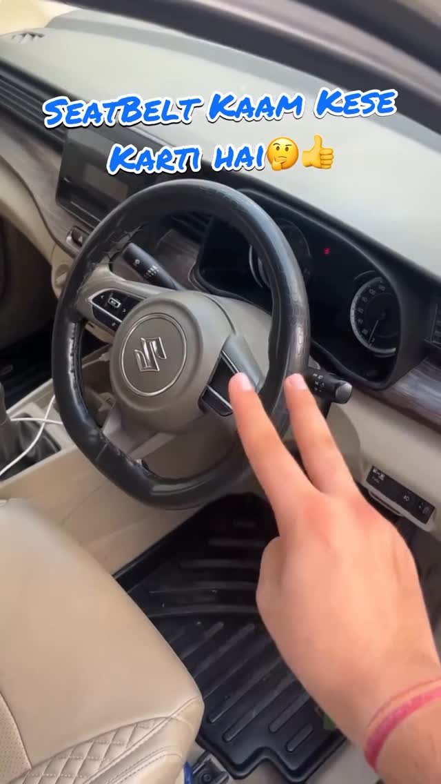 autoheadz_ 게시물 이미지: SeatBelt kaam kese karti hai??🤔
#shorts...