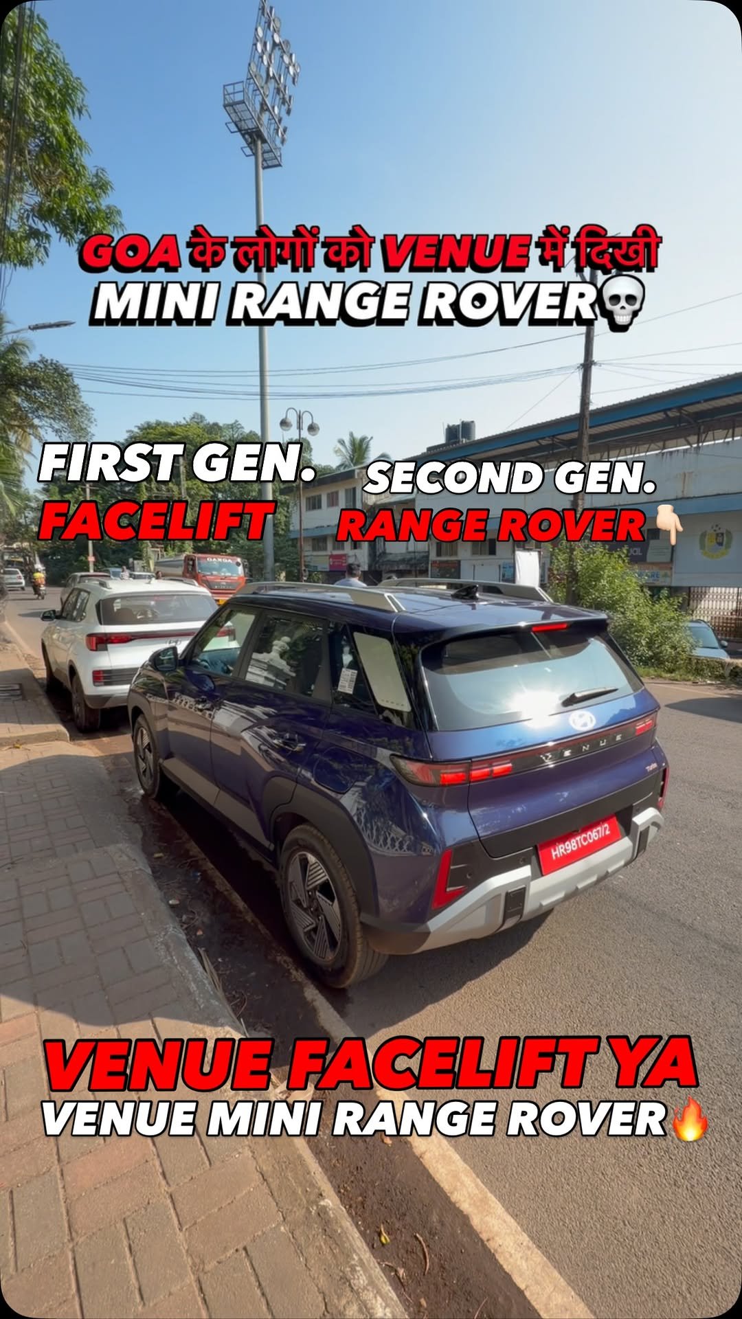 autojournal_india 게시물 이미지: “VENUE FIRST GEN FACELIFT VS SECOND GEN🔥”...