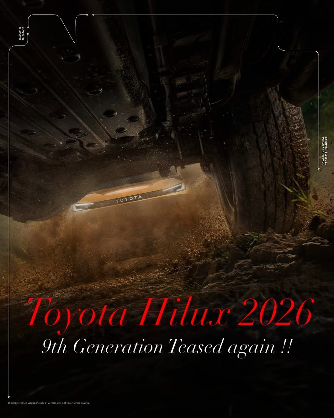 autojournal_india 게시물 이미지: NEW TOYOTA HILUX 2026🔥9TH GENERATION TEASED...