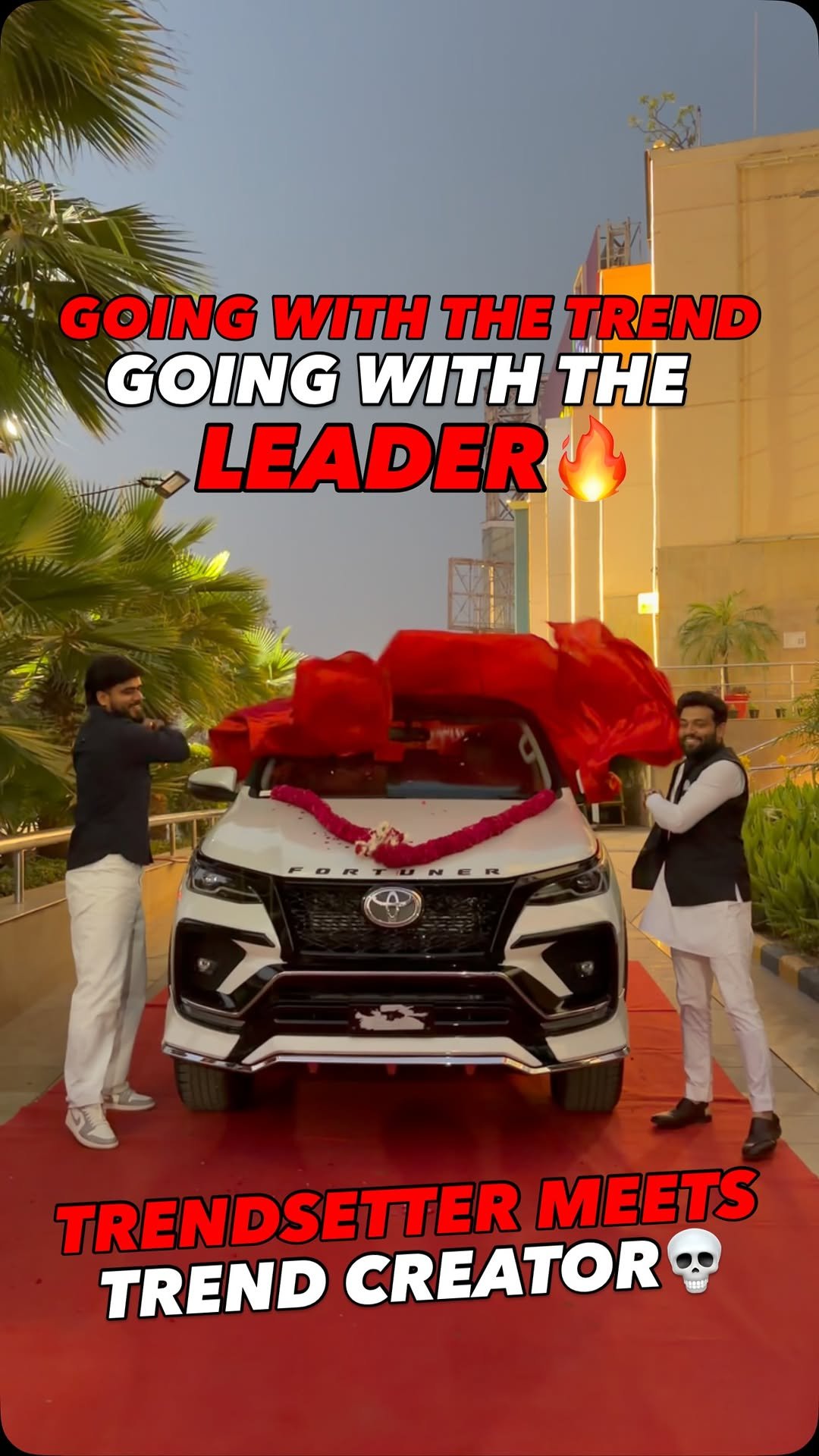 autojournal_india 게시물 이미지: “FORTUNER LEADER🔥 X GOING WITH THE TREND💀” THE...