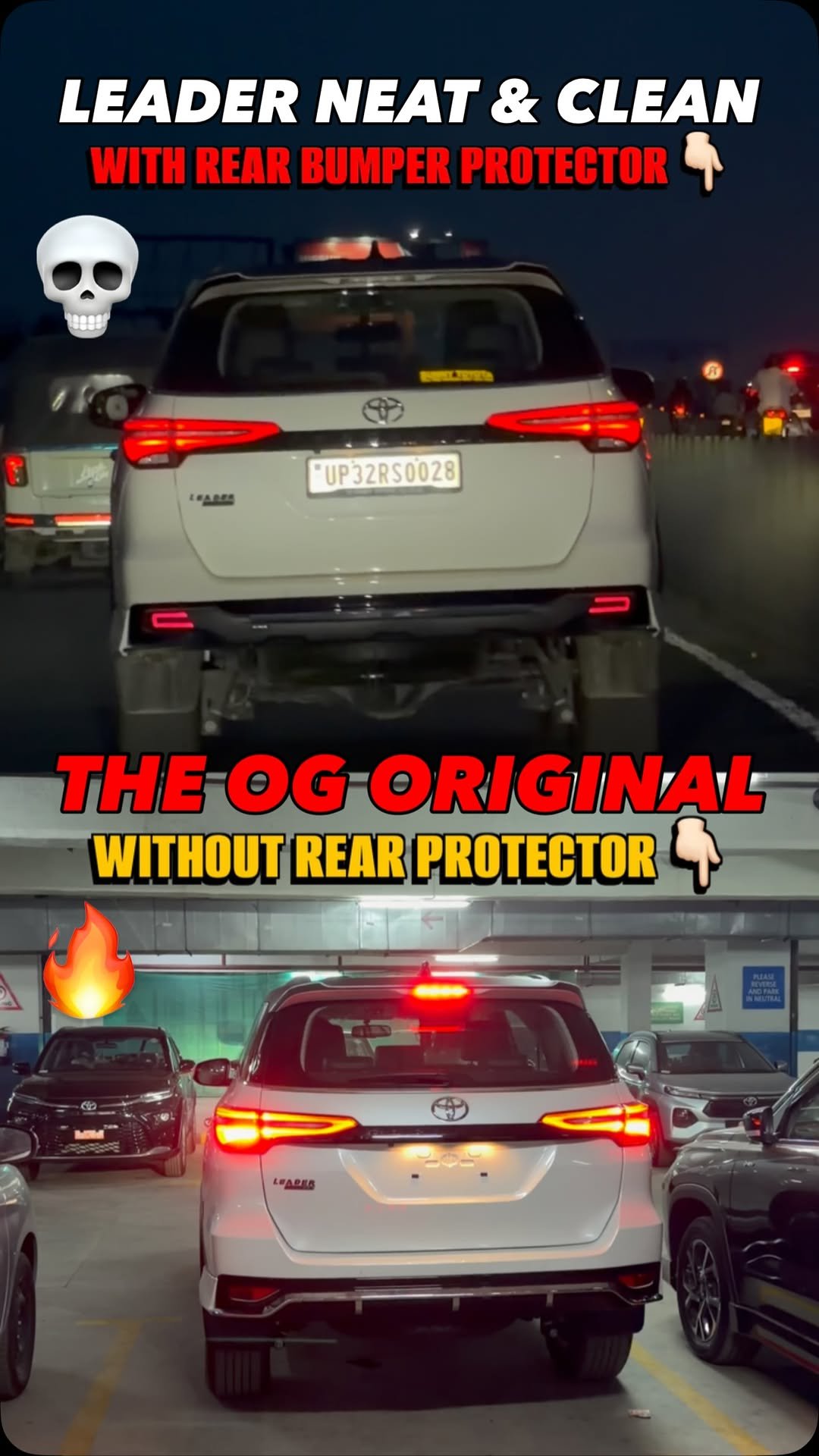 autojournal_india 게시물 이미지: “REAR GUARD🔥के साथ FORTUNER LEADER भौकाली💀”...