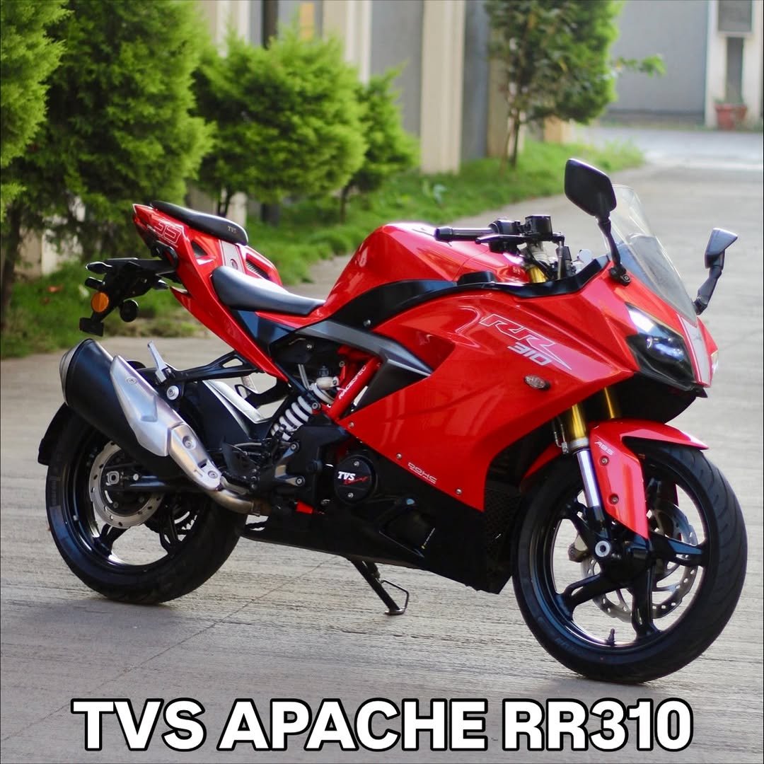 Photo by Autologymotors on November 21, 2025. May be an image of scooter, motorcycle, wheel and text that says '雪 es 2 TVS ค25 TVS APACHE RR310'.