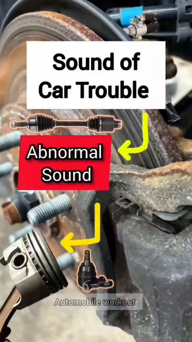 automobileworkout 게시물 이미지: Abnormal noise 🚘👺⚡
#car #part #service...