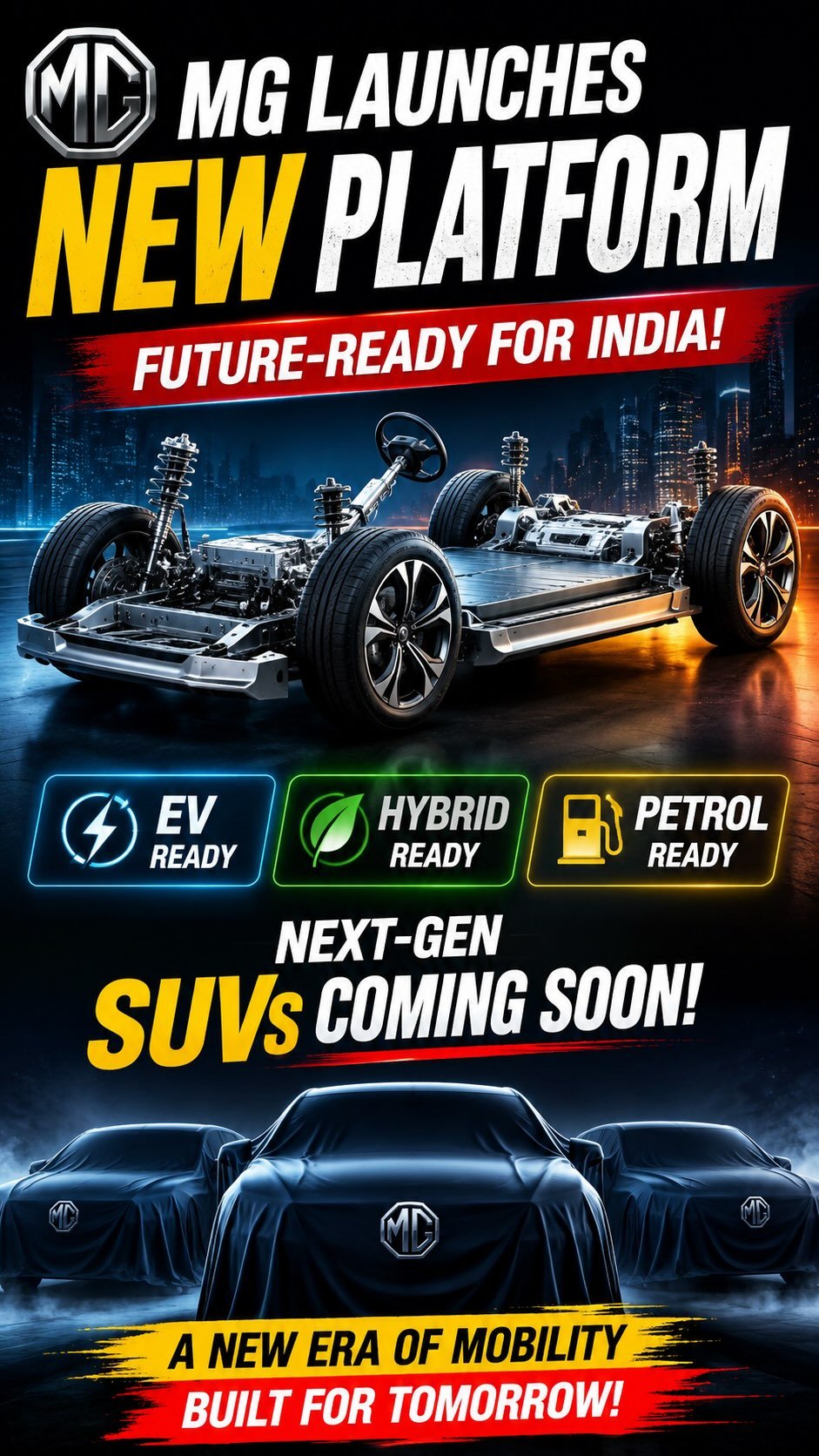 autoreview46 게시물 이미지: 🚗 Future is here! 🔥
MG ne unveil kiya apna NEW...